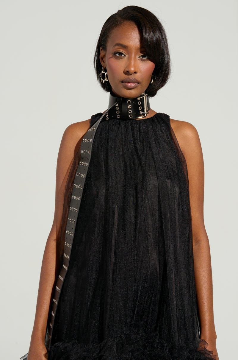 HIGH STANDARDS BELT NECKLACE