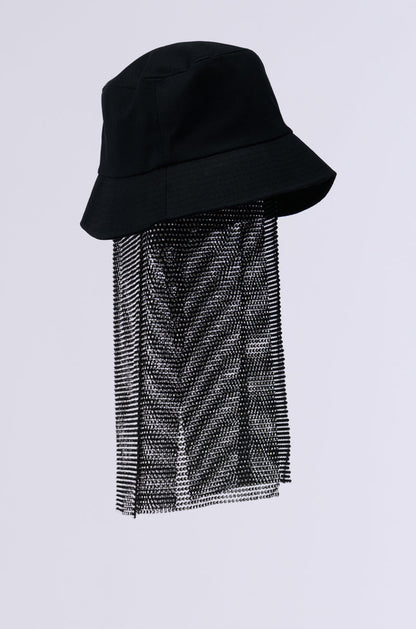 STRAIGHT DRIPPIN BUCKET HAT IN BLACK